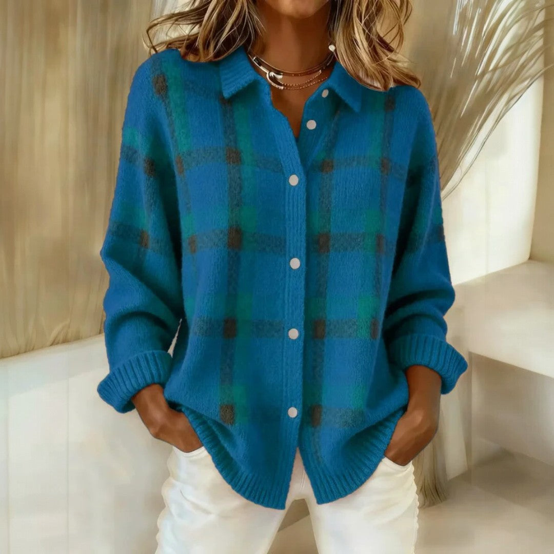 EVELYN - Klassischer gestreifter Pullover