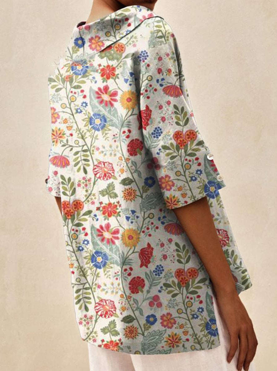 Dalia| Bequemes Blumen-Top