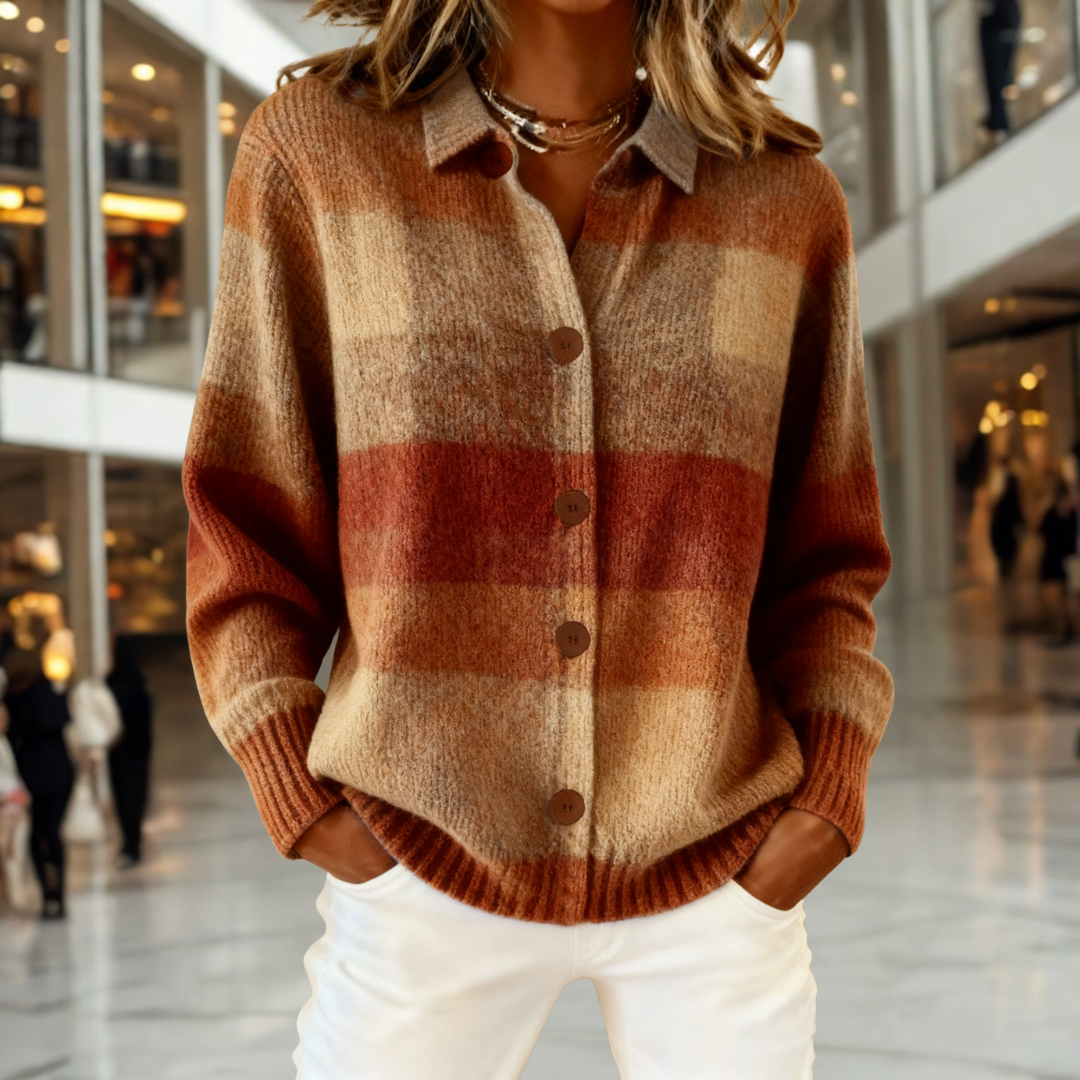 LUCIA – Weicher Pullover mit Farbverlaufsmuster