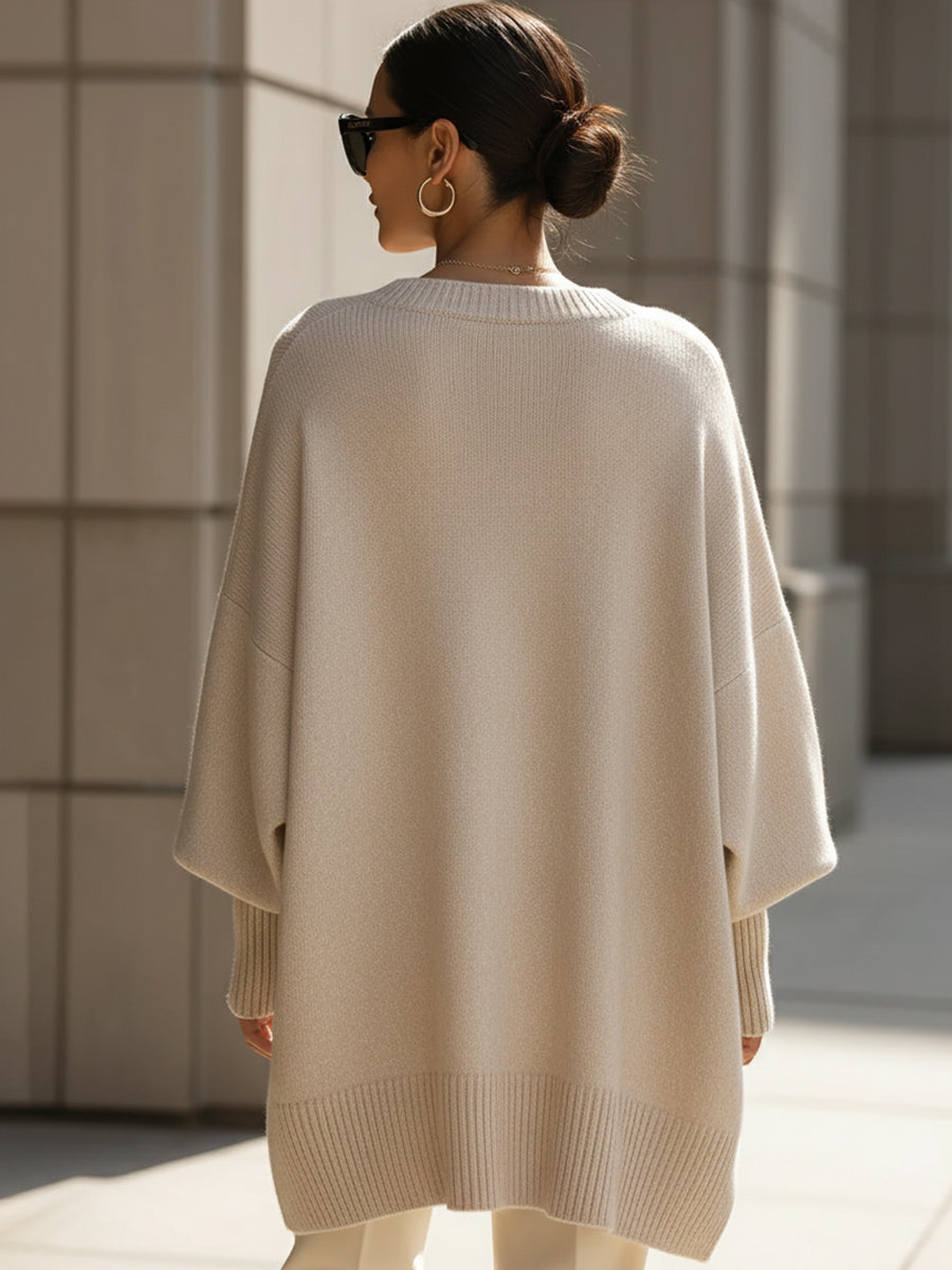 Gissele | Locker Geschnittener Strickpullover