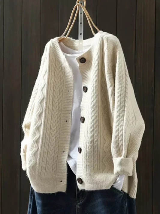Rachel | Locker Gestrickte Strickjacke