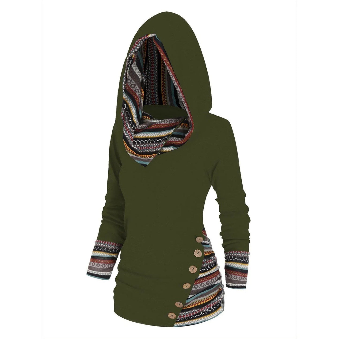 Adelheid | Lässiger Tribal-Hoodie