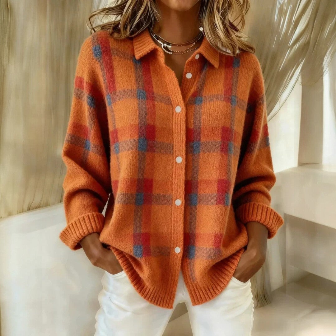 EVELYN - Klassischer gestreifter Pullover