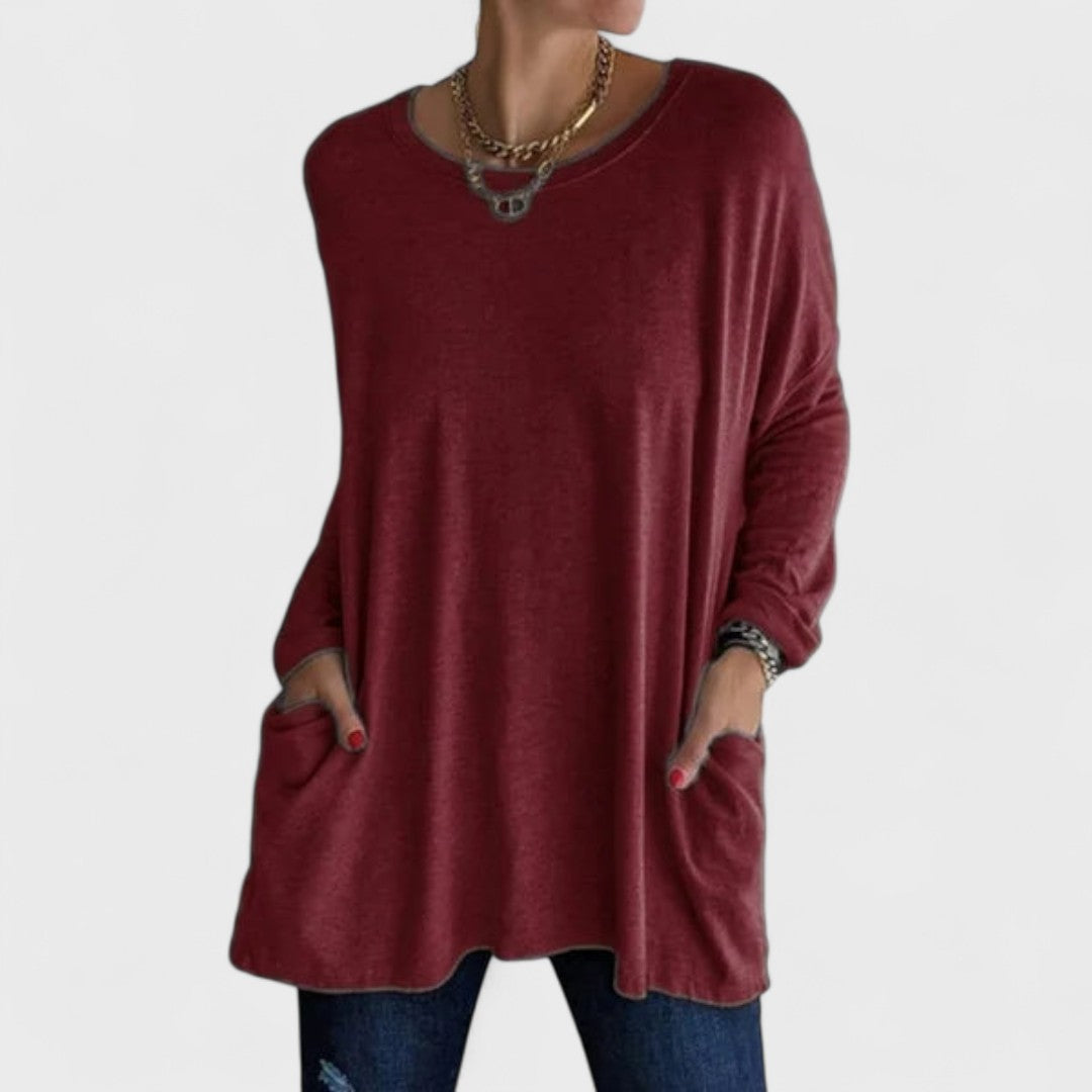 Honoria | Lockere Passform Pullover-Oberteil