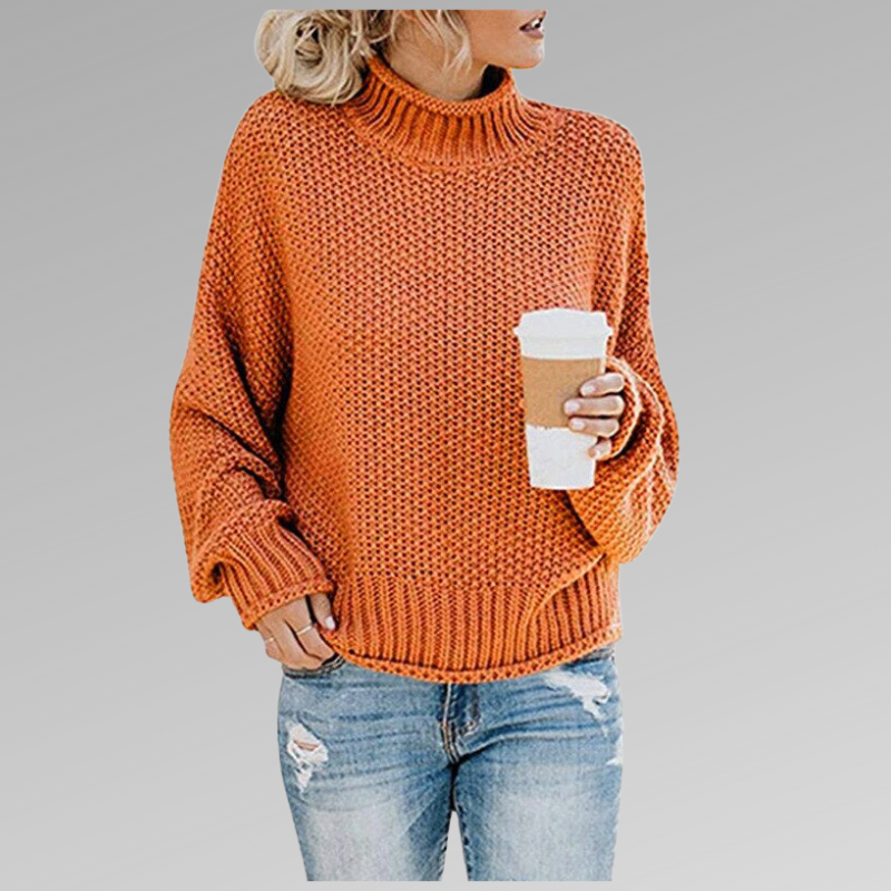 Emily | Pullover mit hohem Kragen