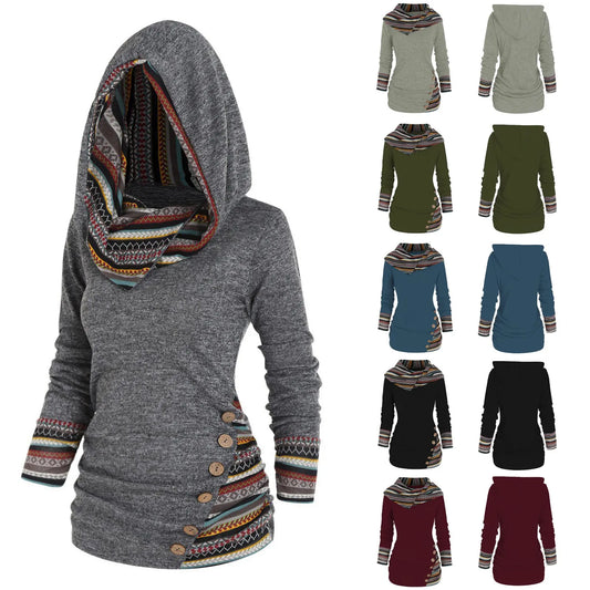 Adelheid | Lässiger Tribal-Hoodie