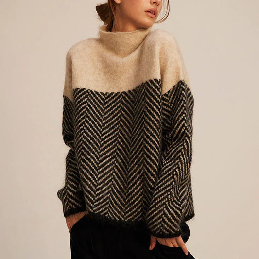 Zoe | Rollkragen Strickpullover