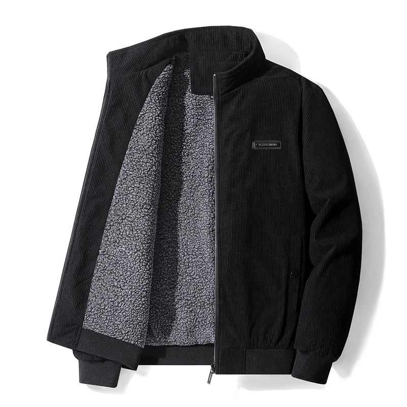 Udo | cordjacke mit fleecefutter