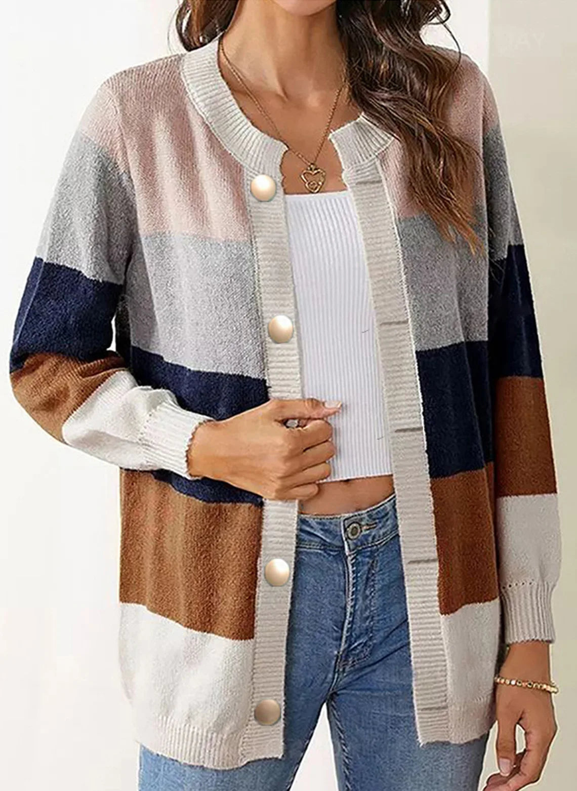 Gisela | Strickjacke mit Knöpfen