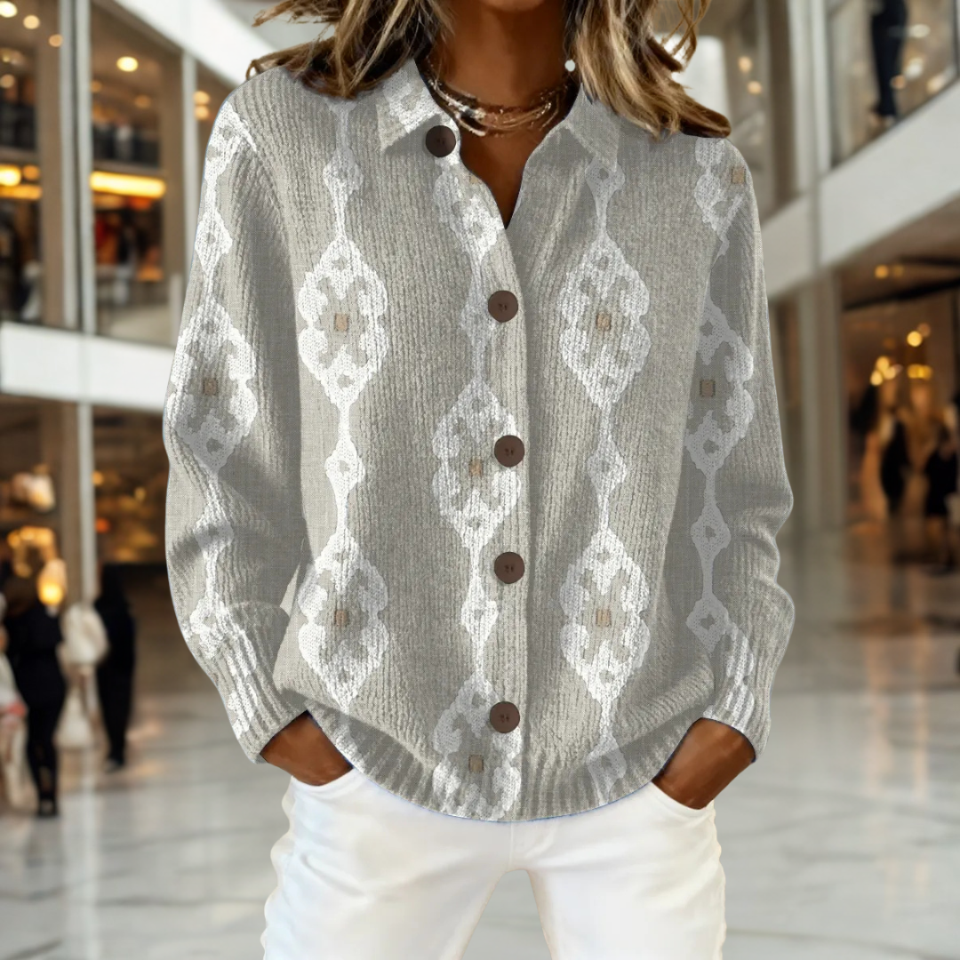 GIULIANA – Weicher Pullover mit eleganten Mustern