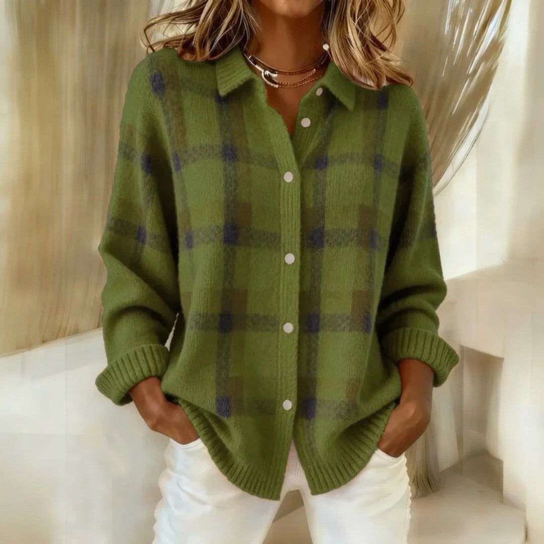 EVELYN - Klassischer gestreifter Pullover