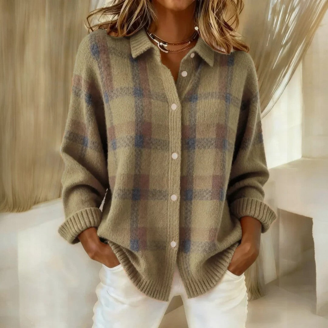 EVELYN - Klassischer gestreifter Pullover