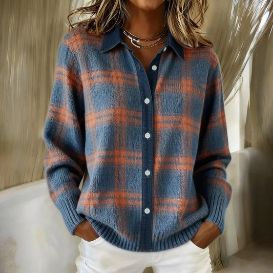 ZAFIRA -Lange, bequeme Strickjacke