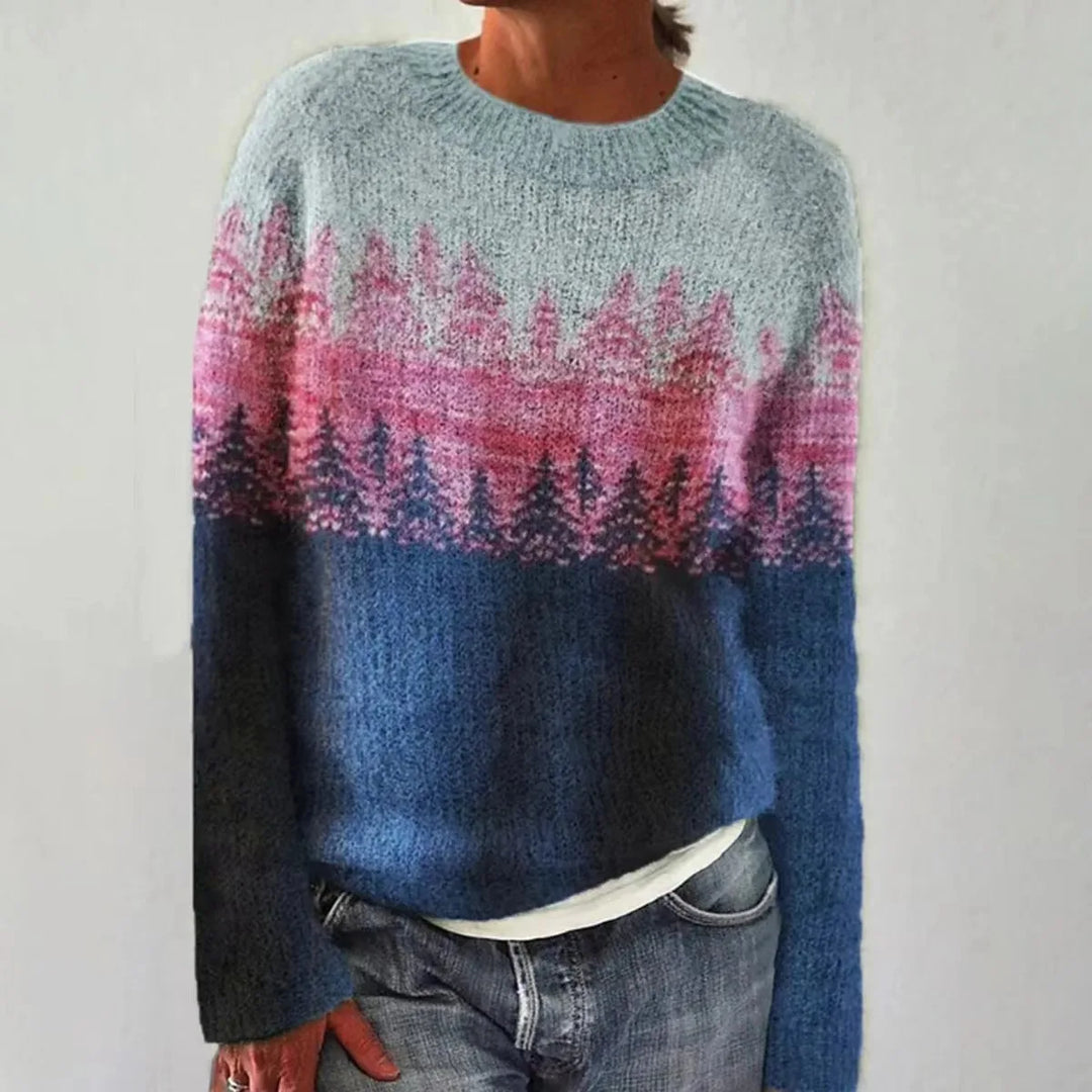 Cheryl | Strickpullover mit Rundhalsausschnitt